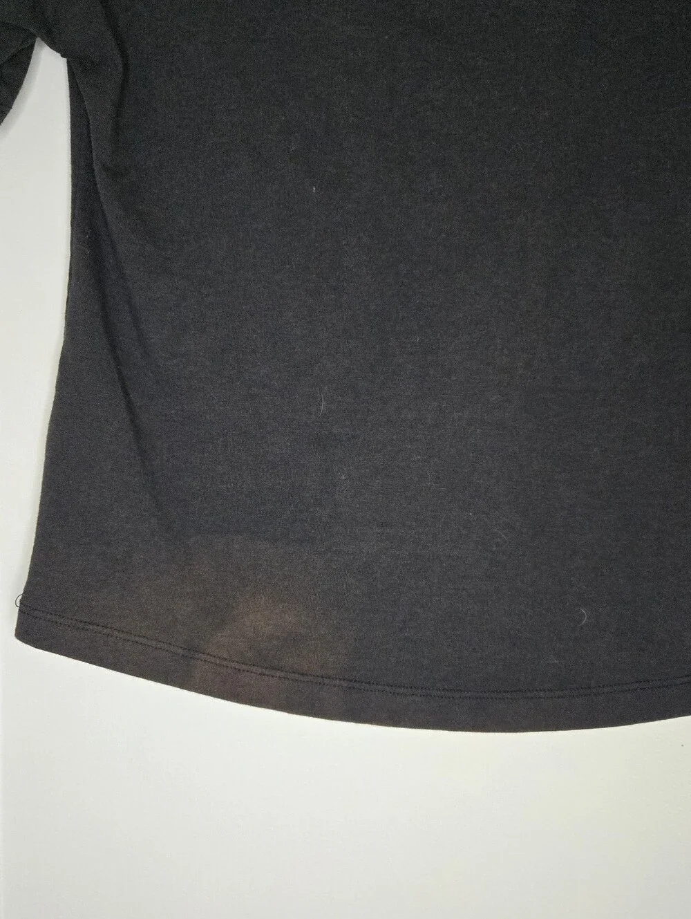 Justice Black Short Sleeve T-Shirt with Charms and Sequence Girls Medium (10)